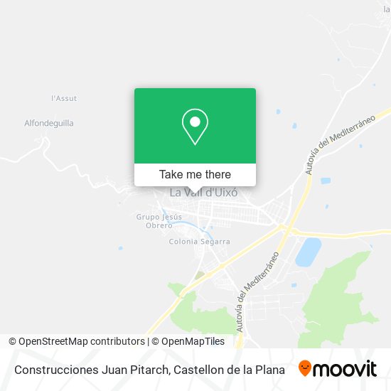 Construcciones Juan Pitarch map