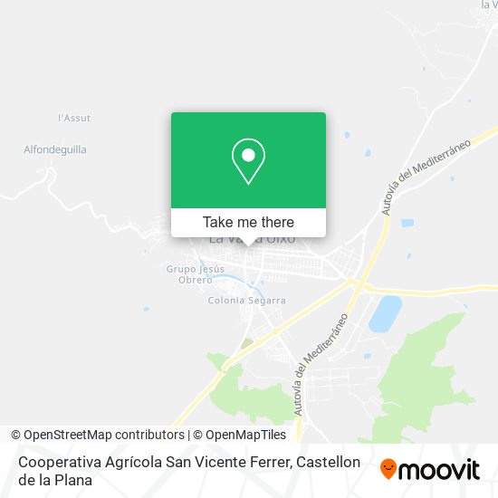 Cooperativa Agrícola San Vicente Ferrer map