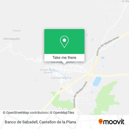 mapa Banco de Sabadell