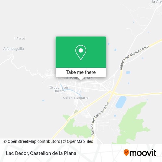 Lac Décor map