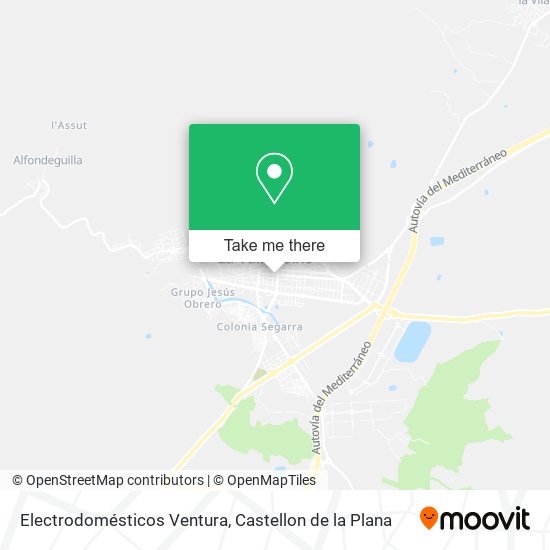 Electrodomésticos Ventura map