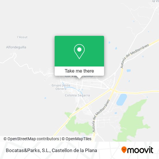 mapa Bocatas&Parks, S.L.