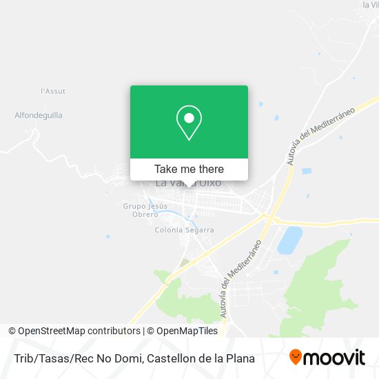 Trib/Tasas/Rec No Domi map