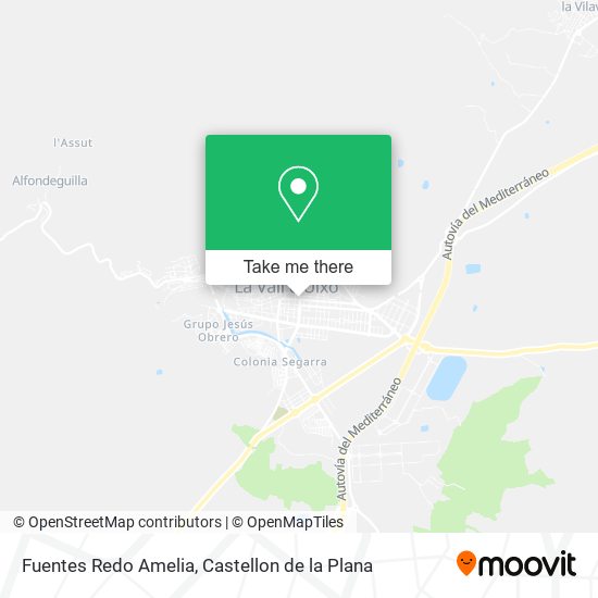 Fuentes Redo Amelia map