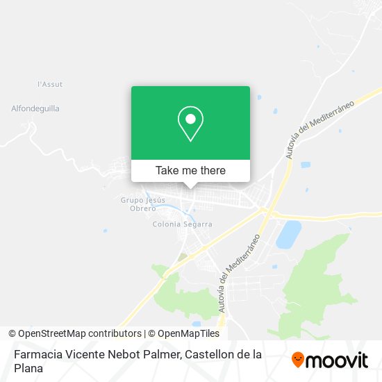 Farmacia Vicente Nebot Palmer map