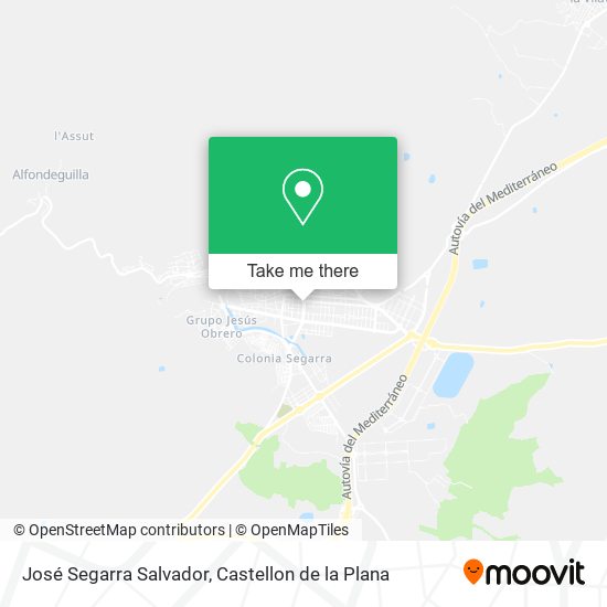 José Segarra Salvador map