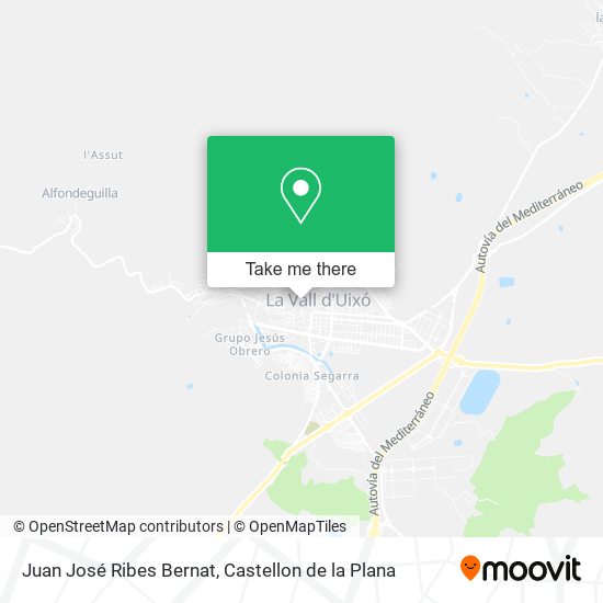 Juan José Ribes Bernat map