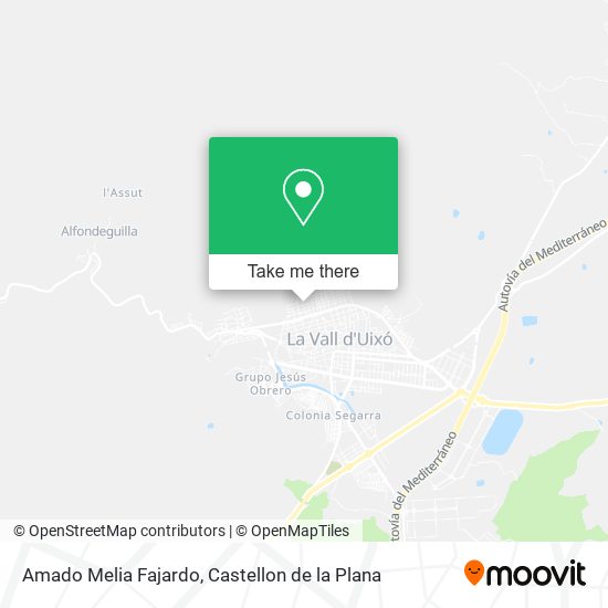 Amado Melia Fajardo map