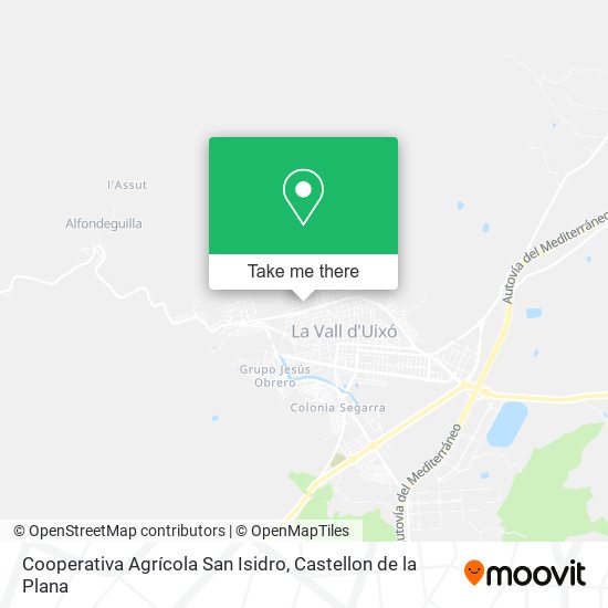 mapa Cooperativa Agrícola San Isidro