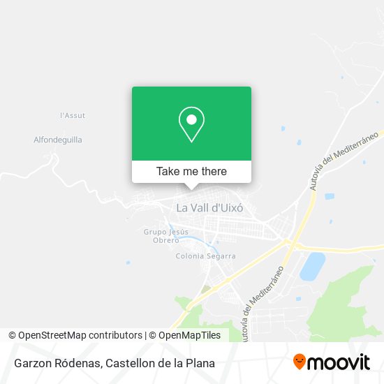 Garzon Ródenas map