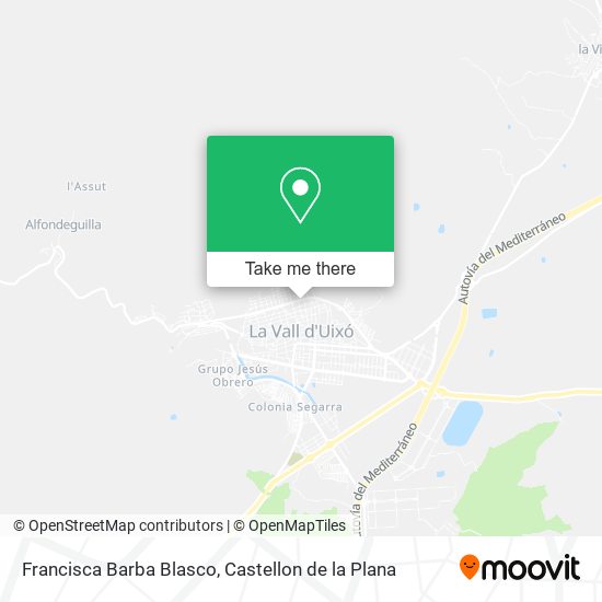 Francisca Barba Blasco map