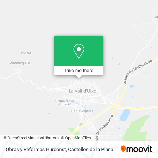 Obras y Reformas Hurconst map