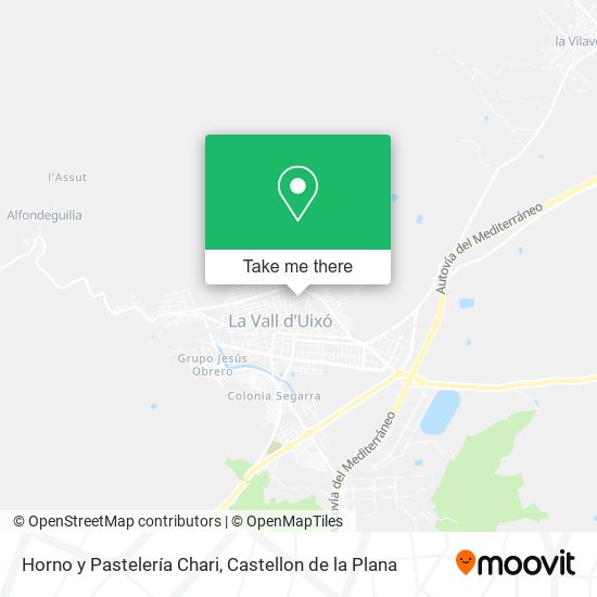 Horno y Pastelería Chari map