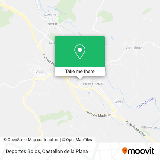 Deportes Bolos map