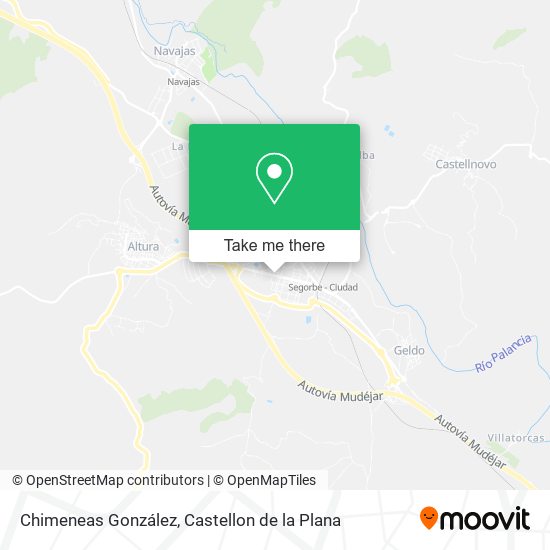 Chimeneas González map