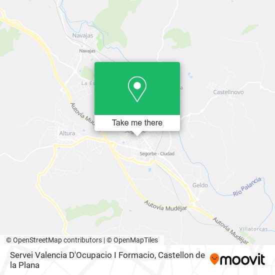 Servei Valencia D'Ocupacio I Formacio map