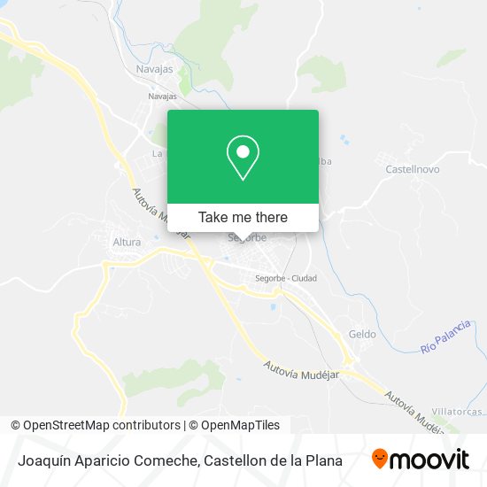 Joaquín Aparicio Comeche map