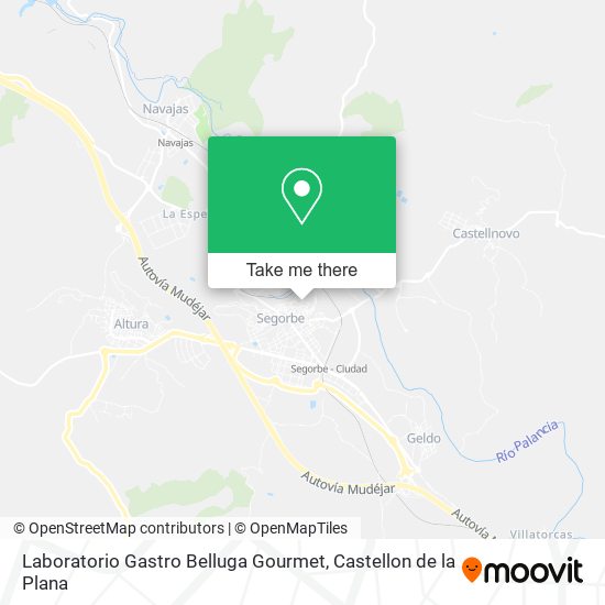 Laboratorio Gastro Belluga Gourmet map