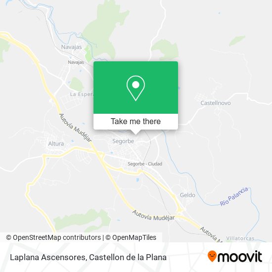 Laplana Ascensores map