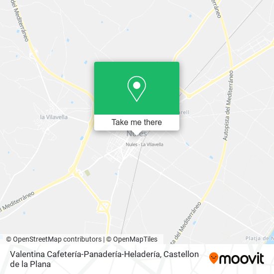 Valentina Cafetería-Panadería-Heladería map