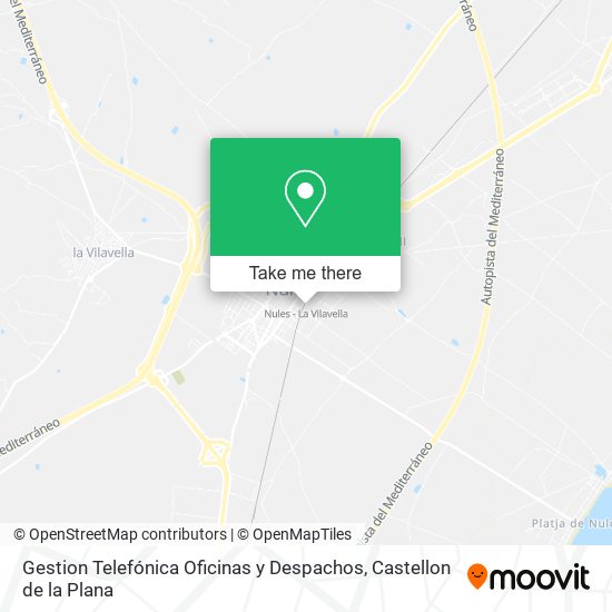 Gestion Telefónica Oficinas y Despachos map