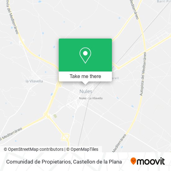 Comunidad de Propietarios map