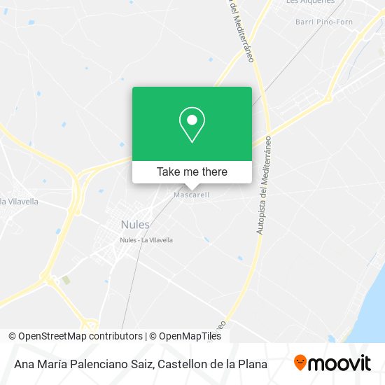 Ana María Palenciano Saiz map