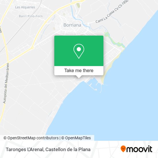 Taronges L'Arenal map