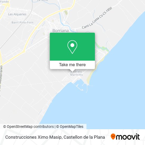 Construcciones Ximo Masip map