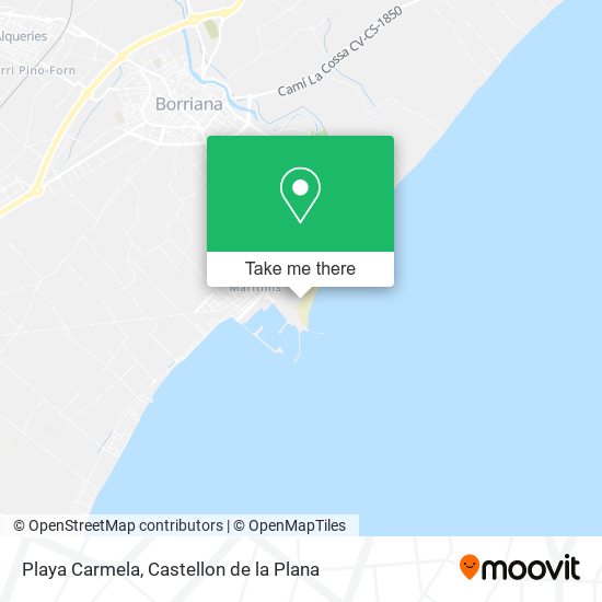 Playa Carmela map