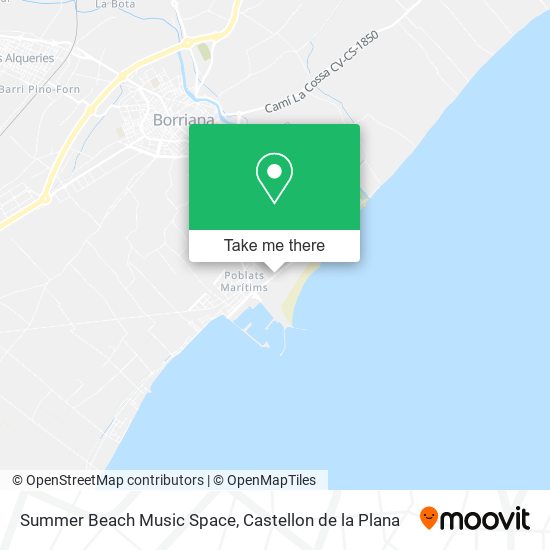 Summer Beach Music Space map