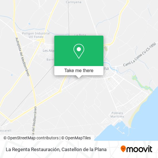 La Regenta Restauración map