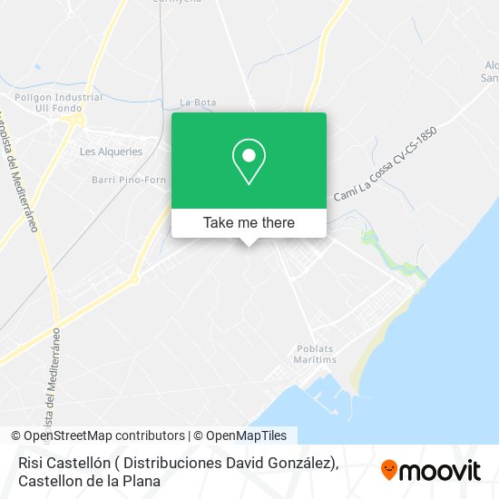 Risi Castellón ( Distribuciones David González) map