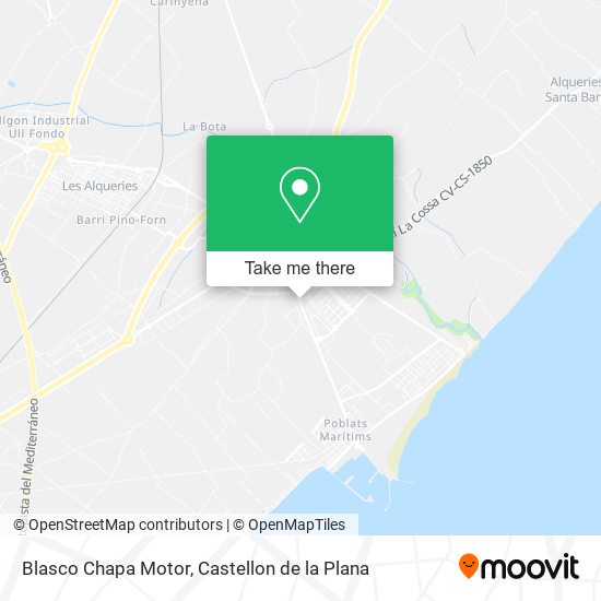 Blasco Chapa Motor map