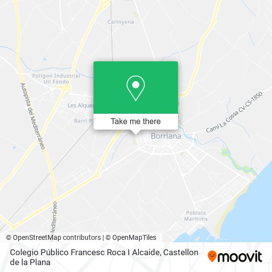 Colegio Público Francesc Roca I Alcaide map