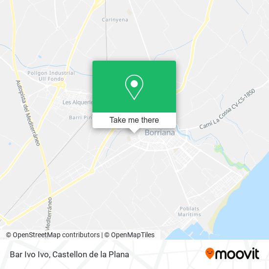 Bar Ivo Ivo map