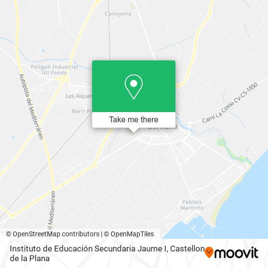 Instituto de Educación Secundaria Jaume I map
