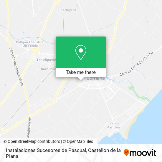 Instalaciones Sucesores de Pascual map