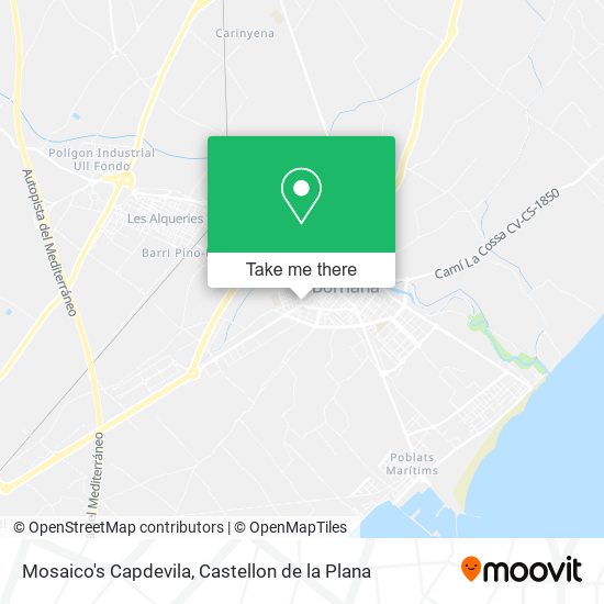 mapa Mosaico's Capdevila