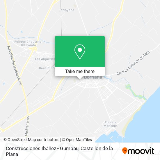 Construcciones Ibáñez - Gumbau map