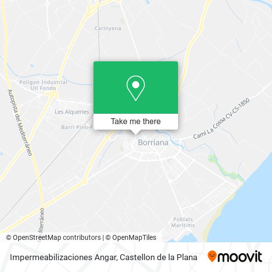 Impermeabilizaciones Angar map