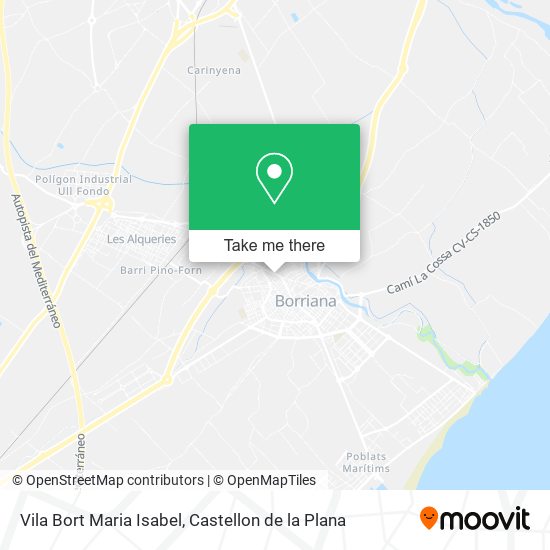 Vila Bort Maria Isabel map