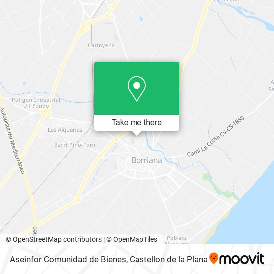 Aseinfor Comunidad de Bienes map
