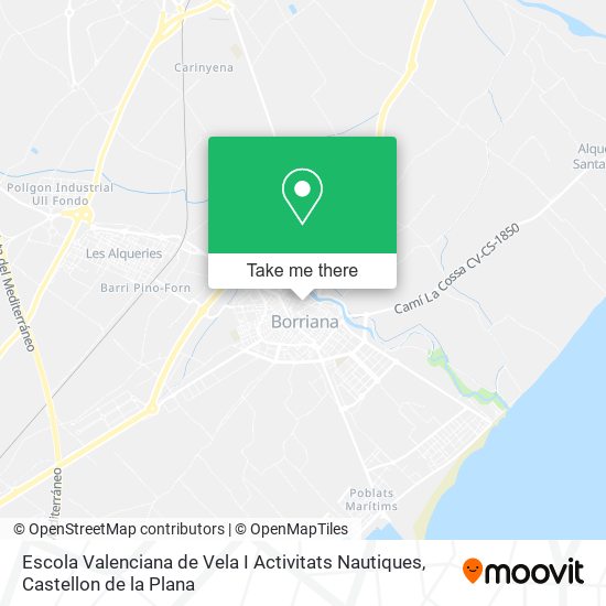 Escola Valenciana de Vela I Activitats Nautiques map