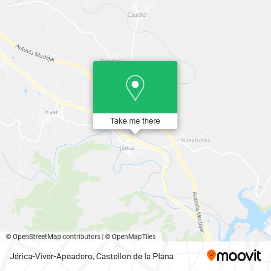 Jérica-Viver-Apeadero map