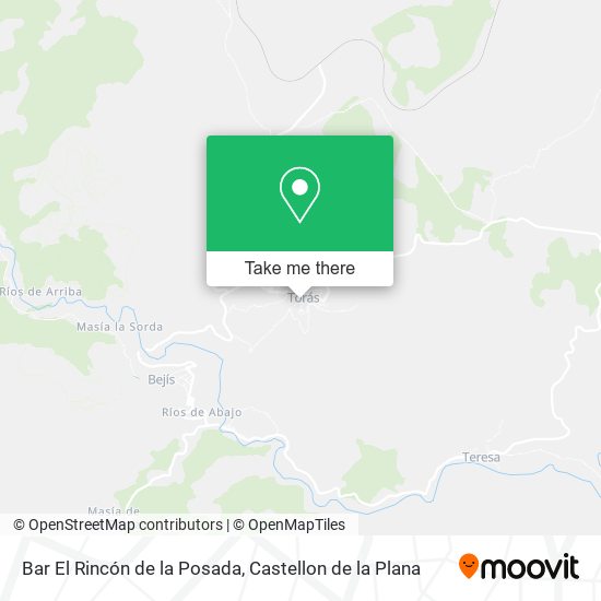 Bar El Rincón de la Posada map