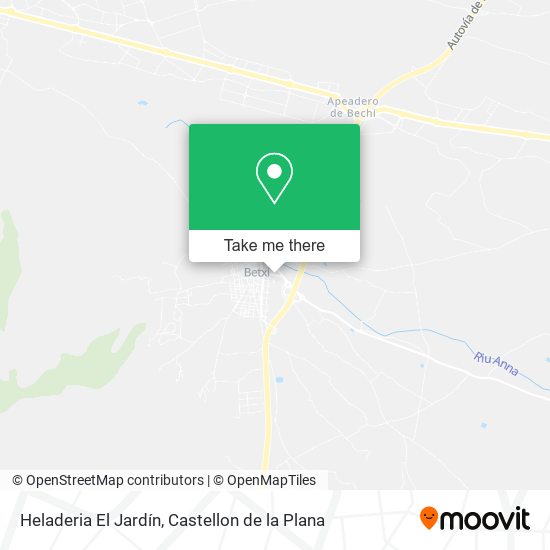 Heladeria El Jardín map