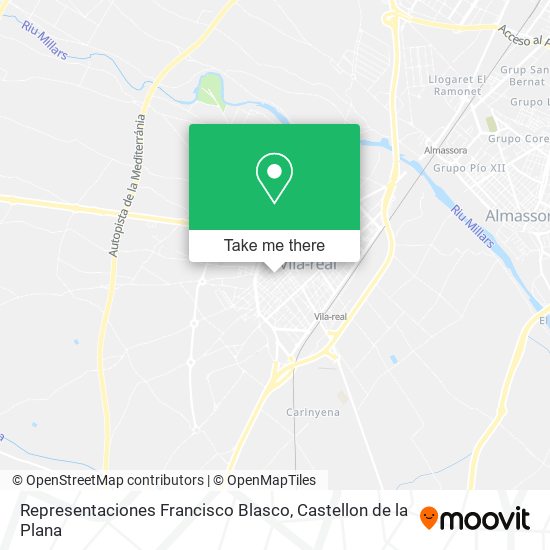 Representaciones Francisco Blasco map