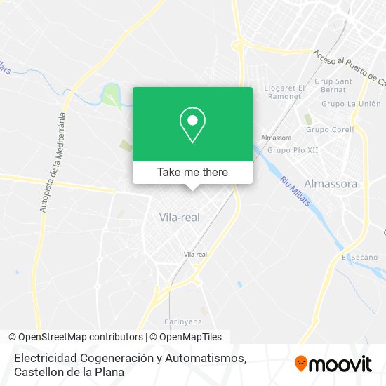 Electricidad Cogeneración y Automatismos map