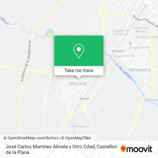 mapa José Carlos Martínez Almela y Otro Cdad